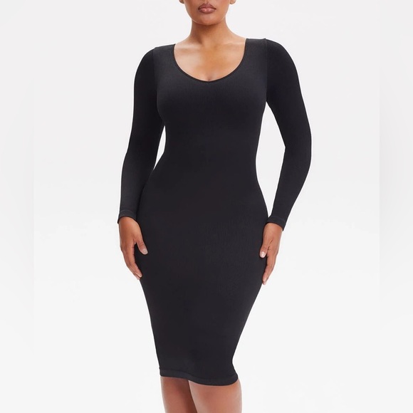 V-Neck Long Sleeve  Maxi Dress - Picture 3 of 6